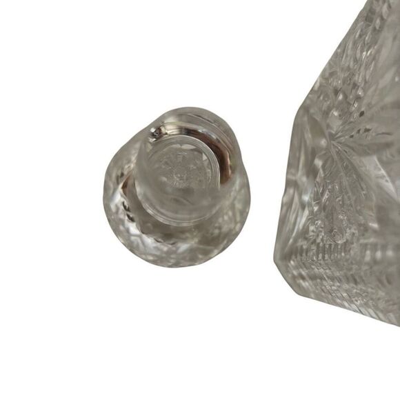 Thomas Webb Square Cut Glass Whiskey Decanter - Picture 8 of 8